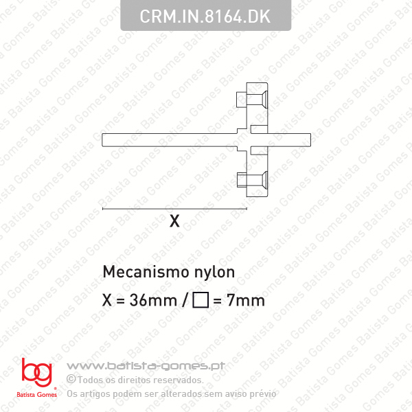 Cremone / Puxador DK - Drey keep - INOX